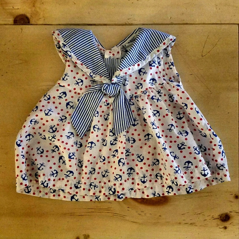 90s Baby Sailor Dress ⛵